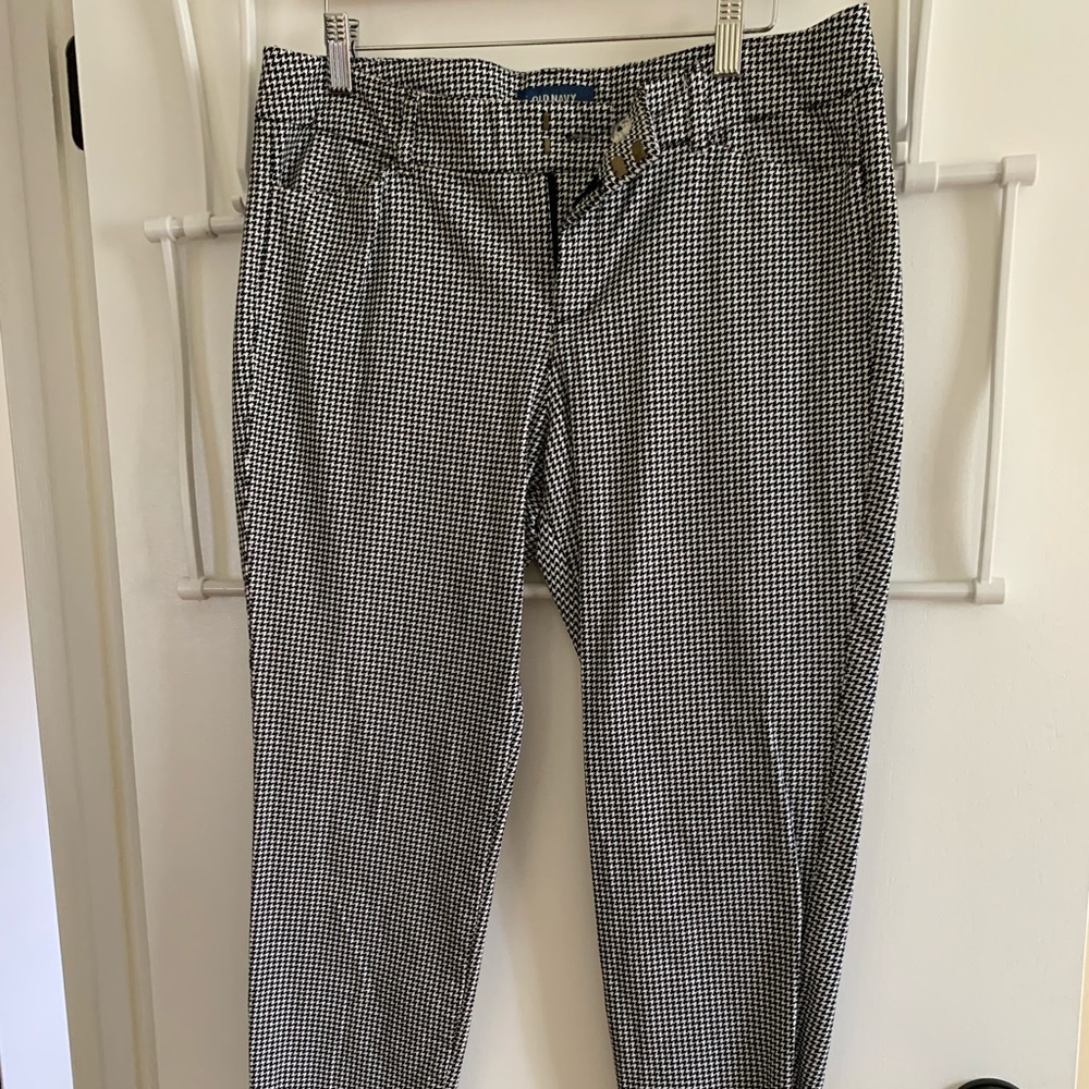 Old Navy Pixie Work Pant - Houndstooth